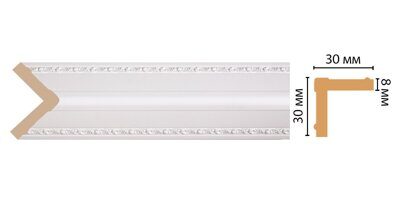 Цветной угол Decomaster 116-115 (30*30*2400) ДМ